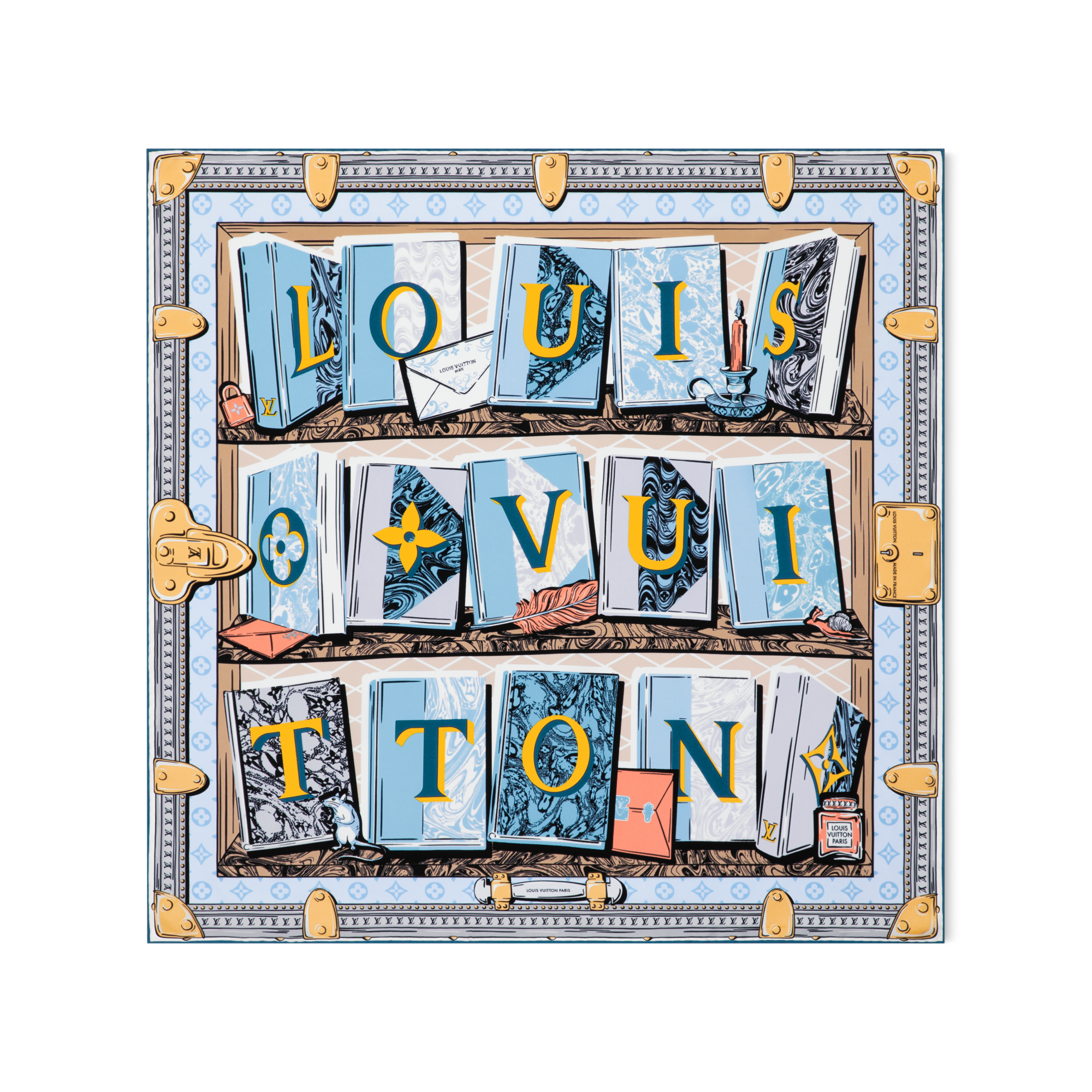 LV Library Square 70 S00 - Women - Accessories | LOUIS VUITTON ®
